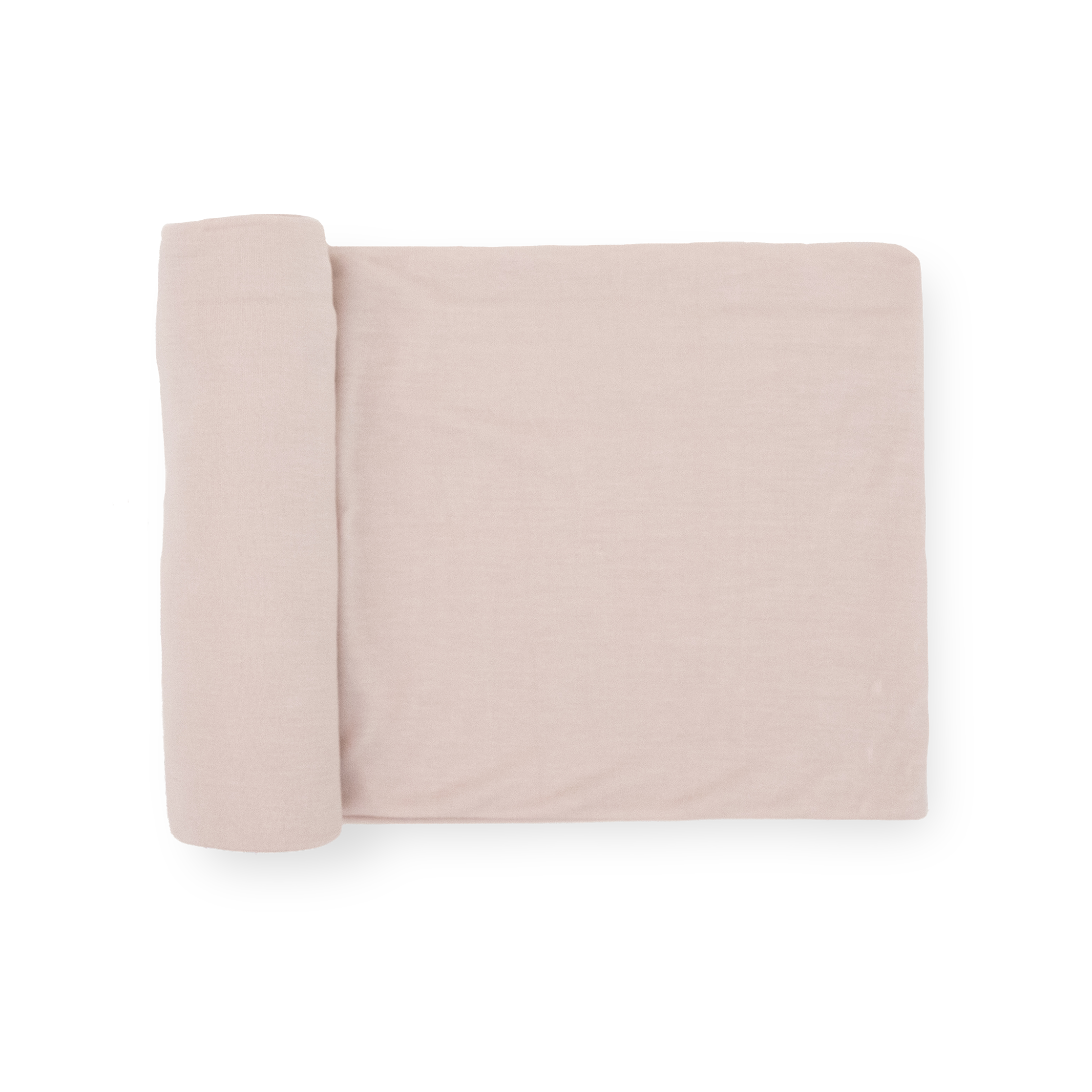 Stretch Knit Swaddle Blanket - Soft Blush