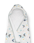 Cotton Hooded Infant Towel - Peacock