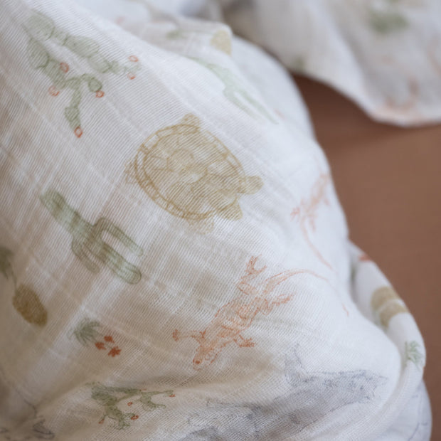 Cotton Muslin Swaddle Single - Desert Night