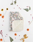 Cotton Muslin Burp Cloth 2 Pack - Pressed Petals