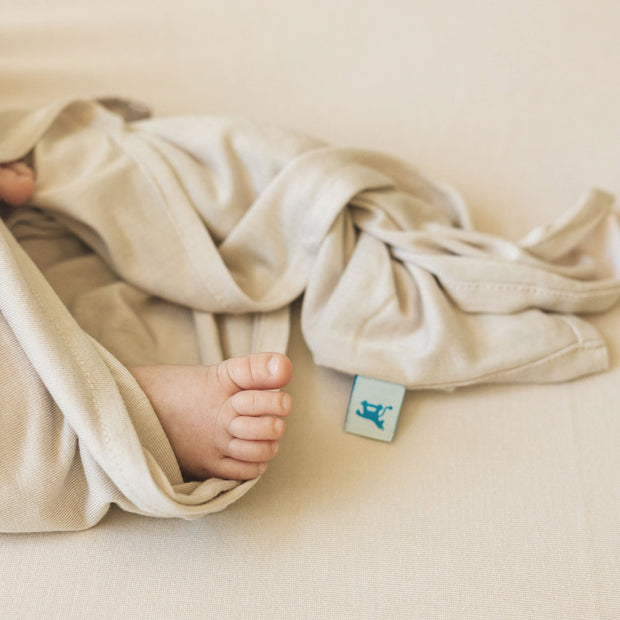 Stretch Knit Swaddle Blanket - Pebble