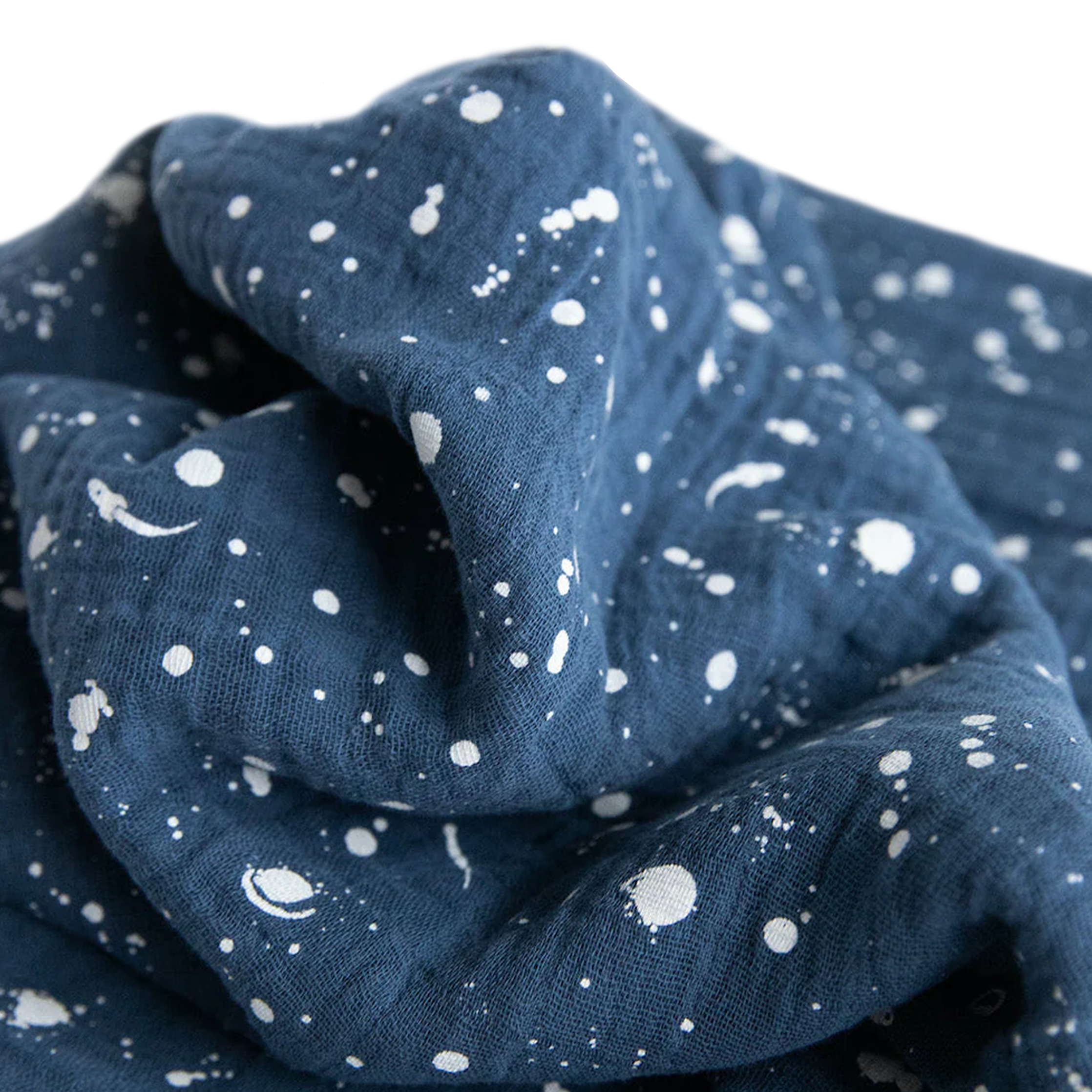 Cotton Muslin Swaddle Blanket - Star Sailing
