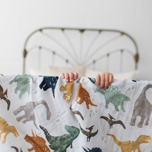 Little unicorn deals dinosaur crib sheet