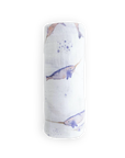 Cotton Muslin Swaddle Blanket - Narwhal