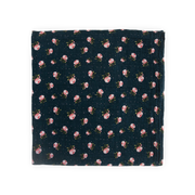 Cotton Muslin Swaddle Blanket - Midnight Rose