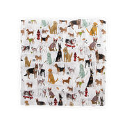 Cotton Muslin Swaddle Blanket - Woof