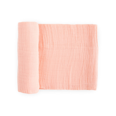 Cotton Muslin Swaddle Blanket - Rose Petal