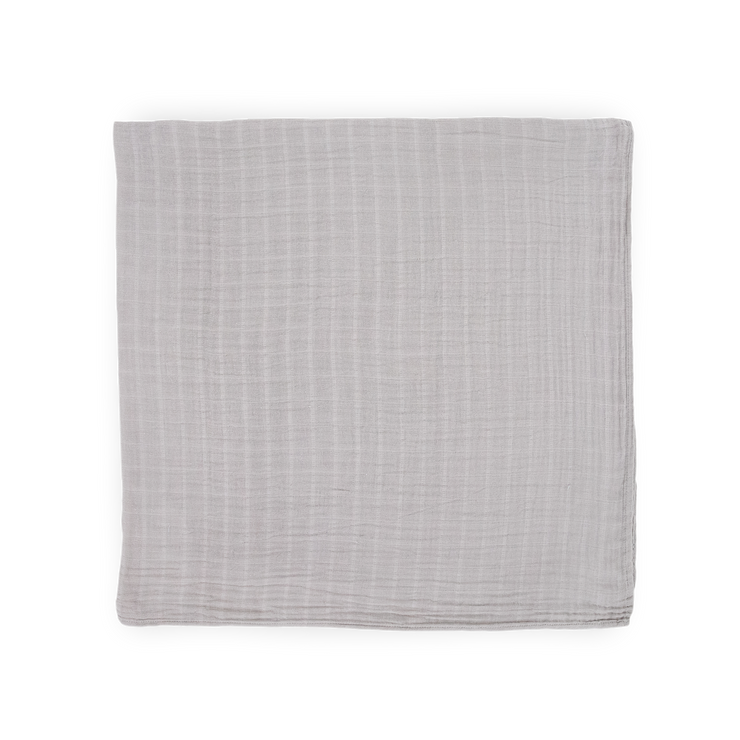 Cotton Muslin Swaddle Blanket - Nickel
