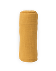Cotton Muslin Swaddle Blanket - Mustard