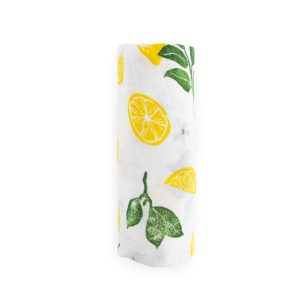 Cotton Muslin Swaddle Blanket - Lemon Drop