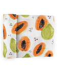 Cotton Muslin Swaddle Blanket - Papaya