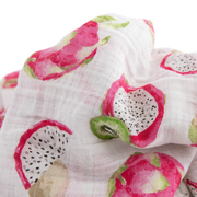 Cotton Muslin Swaddle Blanket - Pitaya