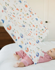 Cotton Muslin Swaddle Blanket - Christmas Time