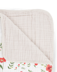 Original Cotton Muslin Quilt - Summer Poppy