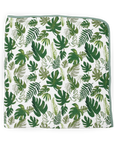 Original Cotton Muslin Quilt - Tropical Leaf