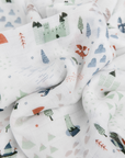 Deluxe Muslin Swaddle Blanket 2 Pack - Dragon Days