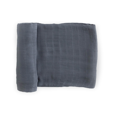 Deluxe Muslin Swaddle Blanket - Charcoal