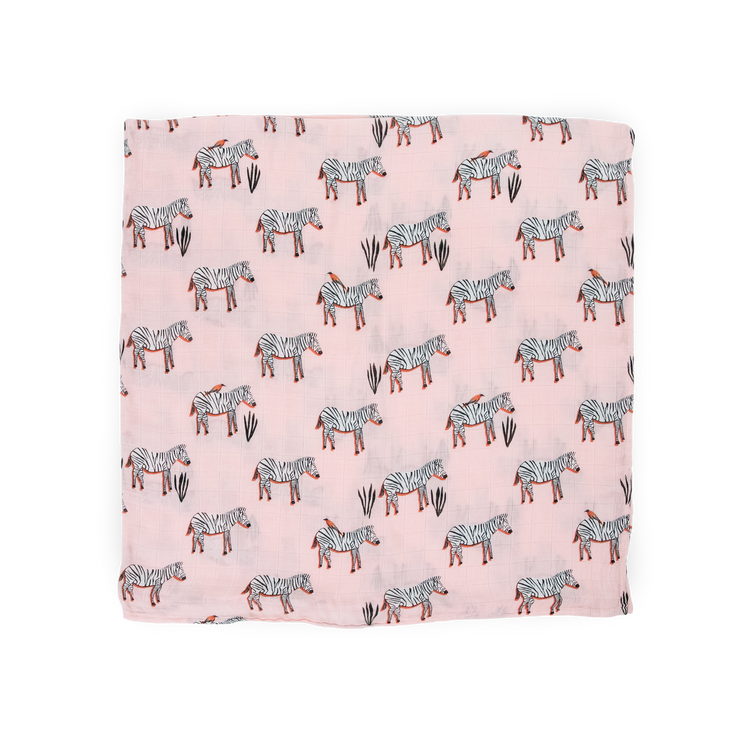 Deluxe Muslin Swaddle Blanket - Zebra