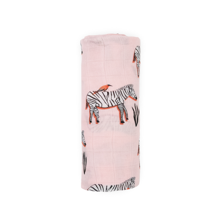 Deluxe Muslin Swaddle Blanket - Zebra
