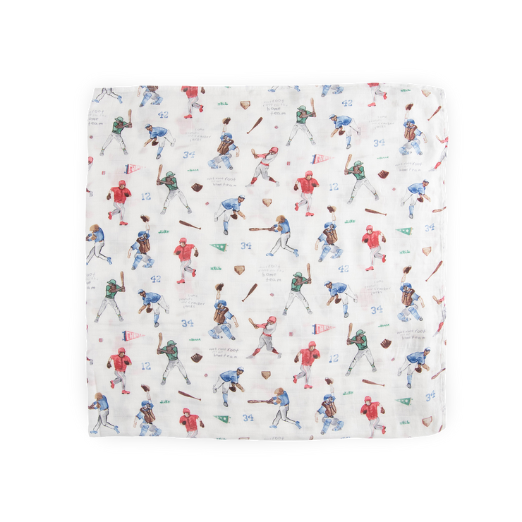 Deluxe Muslin Swaddle Blanket - Home Run