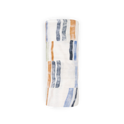 Deluxe Muslin Swaddle Blanket - Weston Stripe