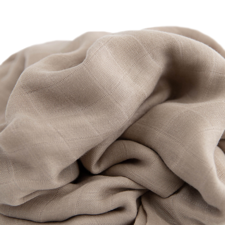 Deluxe Muslin Swaddle Blanket - Oatmeal