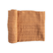 Deluxe Muslin Swaddle Blanket - Caramel