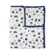 Cotton Muslin Quilted Throw - Planetary