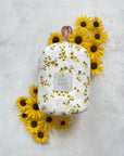 Deluxe Muslin Quilted Throw - Ditsy Sunflower