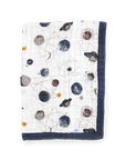 Cotton Muslin Baby Quilt - Planetary