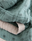 Cotton Muslin Baby Quilt - Wallflower