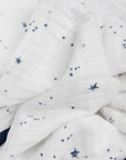 Cotton Muslin Baby Quilt - Shooting Stars