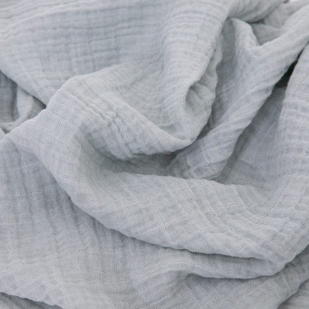 Organic Cotton Muslin Swaddle Blanket - White Sage
