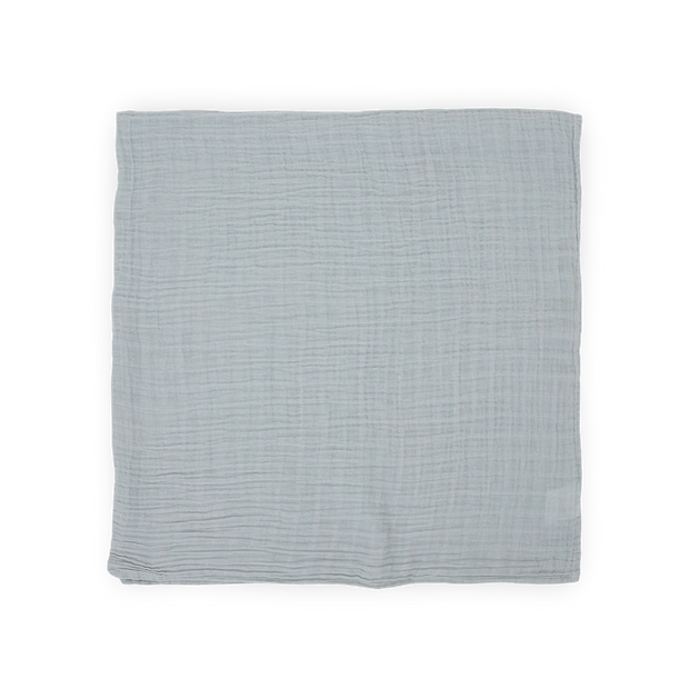 Organic Cotton Muslin Swaddle Blanket - White Sage