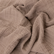 Organic Cotton Muslin Swaddle Blanket - Driftwood