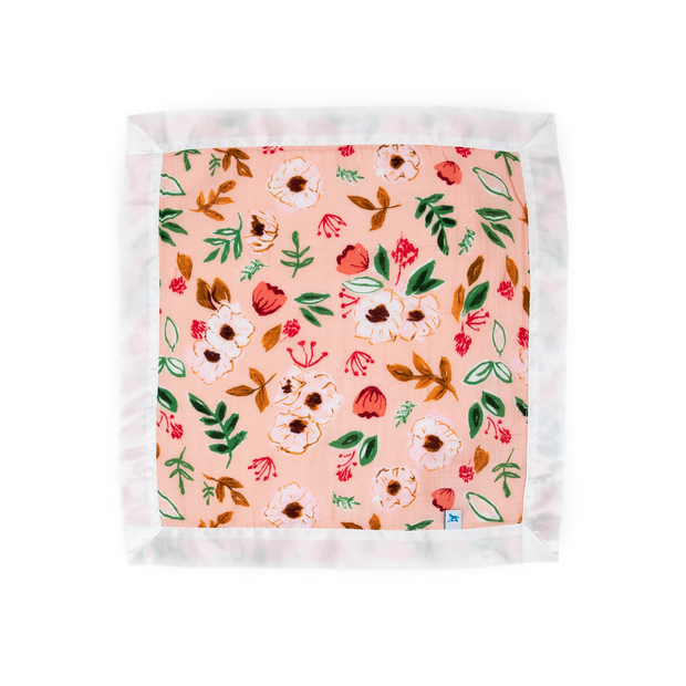 Cotton Muslin Security Blanket 3 Pack - Vintage Floral