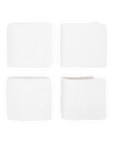 Cotton Muslin Squares 4 Pack - White