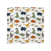 Cotton Muslin Squares 4 Pack - Dino Friends
