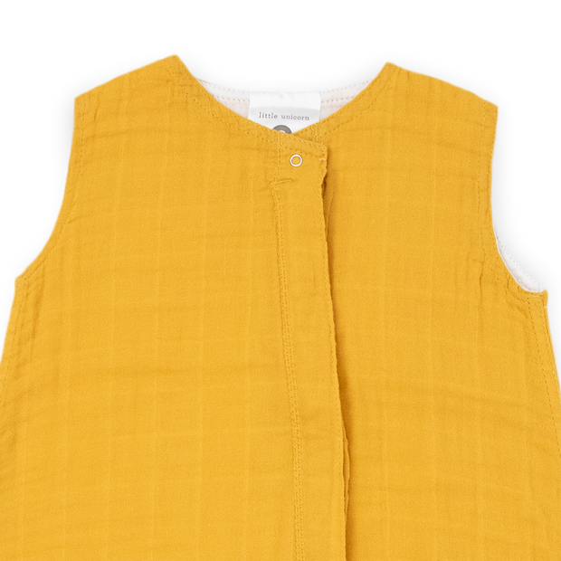 Cotton Muslin Sleep Bag - Mustard