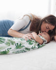 Cotton Muslin Sleep Bag - Tropical Leaf