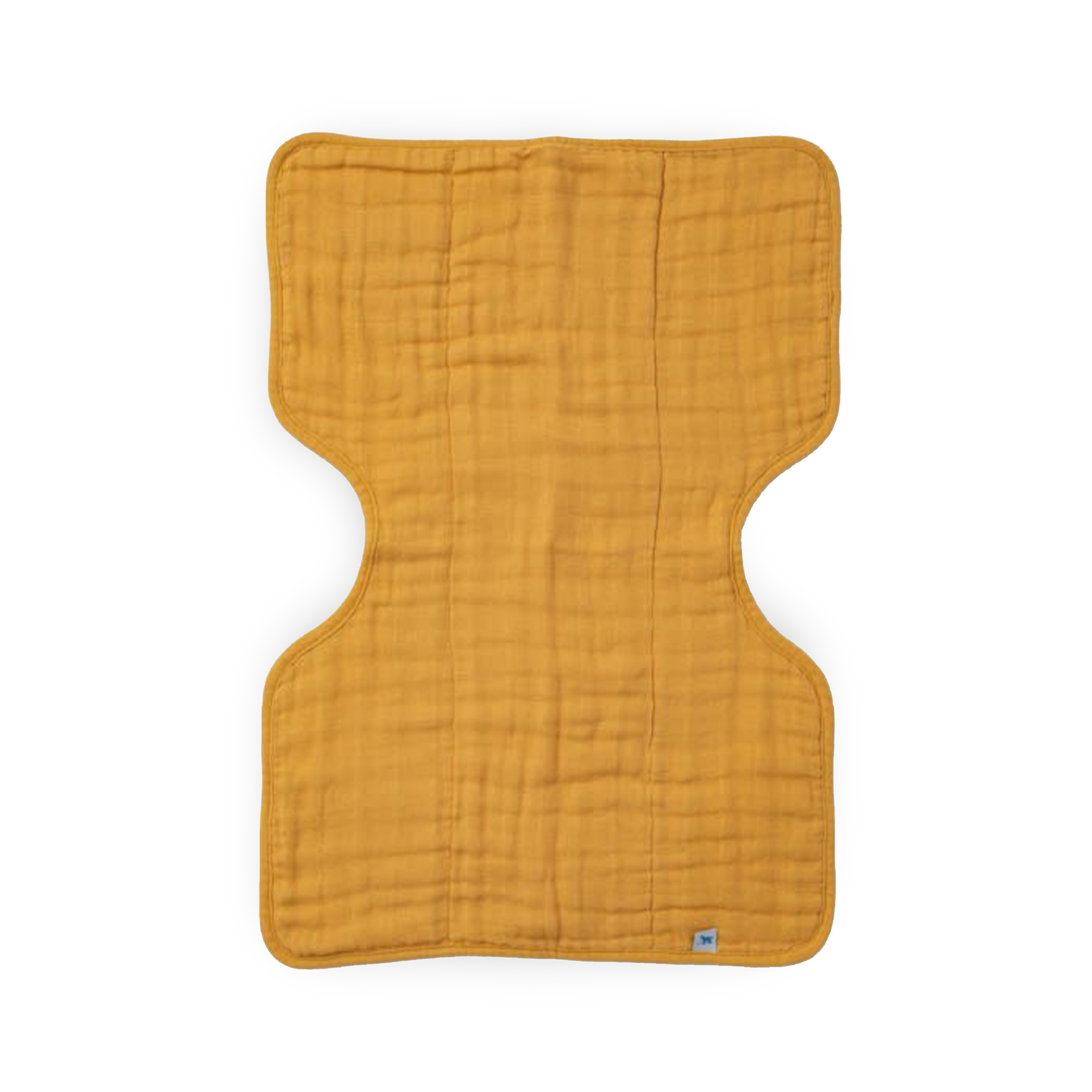 Cotton Muslin Burp Cloth - Mustard
