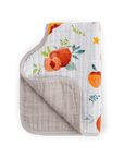 Cotton Muslin Burp Cloth - Georgia Peach