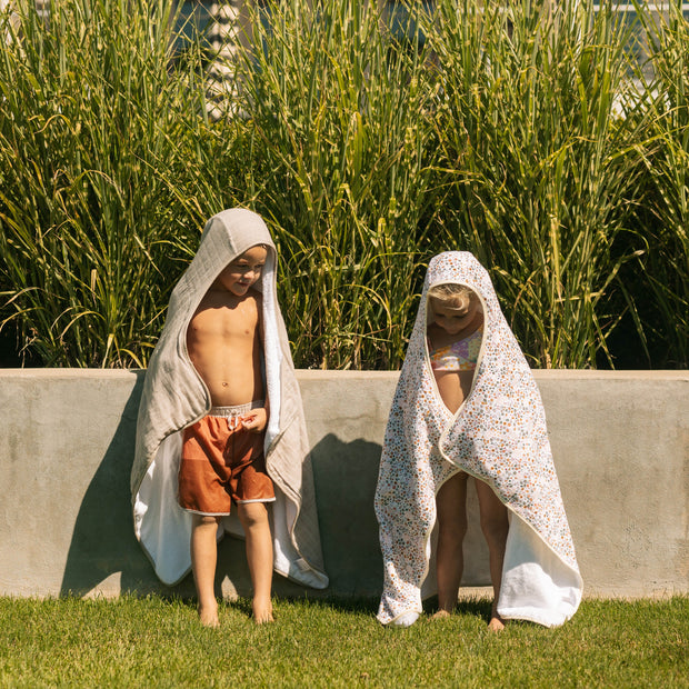 Toddler Hooded Towel - Porpoise