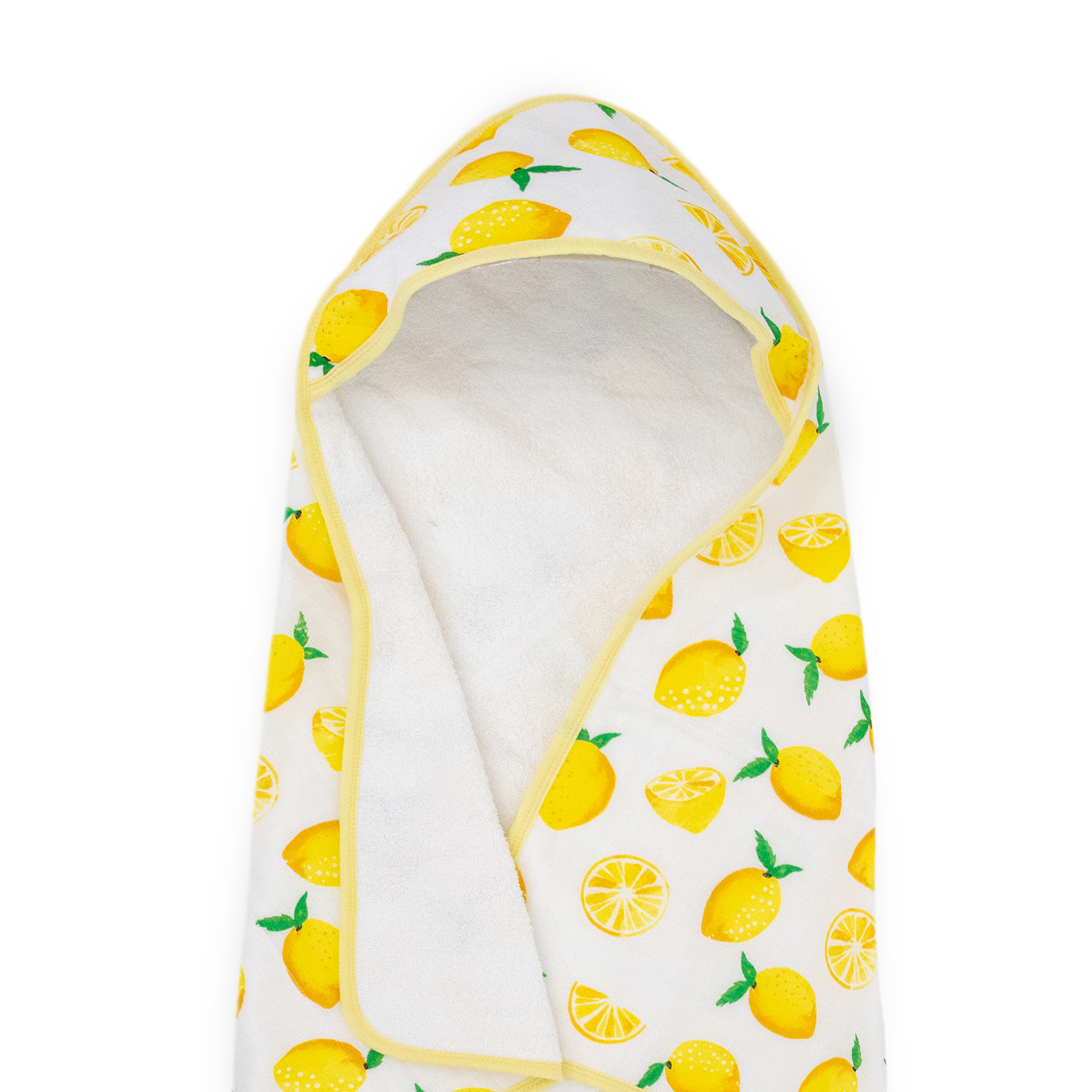 Infant Hooded Towel - Lemon