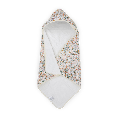 Infant Hooded Towel - Pressed Petals