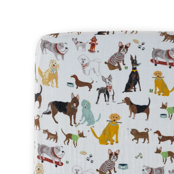 Cotton Muslin Crib Sheet Woof