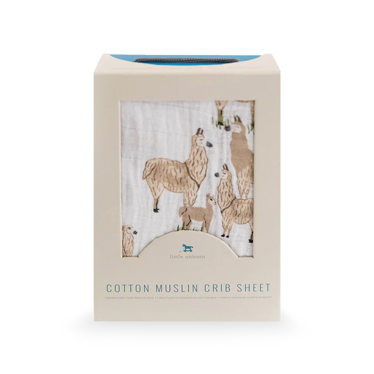 Cotton Muslin Crib Sheet Llama Llama Little Unicorn Canada