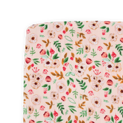 Cotton Muslin Crib Sheet - Vintage Floral
