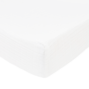 Cotton Muslin Changing Pad Cover - White