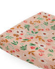 Cotton Muslin Changing Pad Cover - Vintage Floral